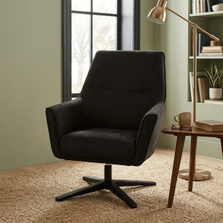 Fauteuil pivotant CH-182610 anthracite