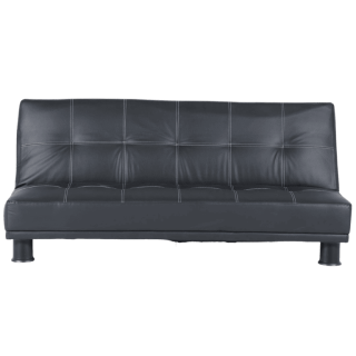 Canapé convertible Riva noir