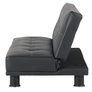 Canapé convertible Riva noir
