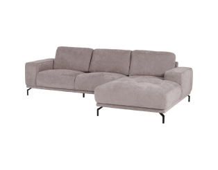 Salon d'angle droit Murcia gris