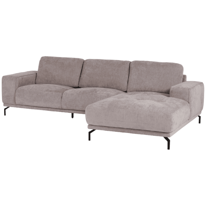 Salon d'angle droit Murcia gris