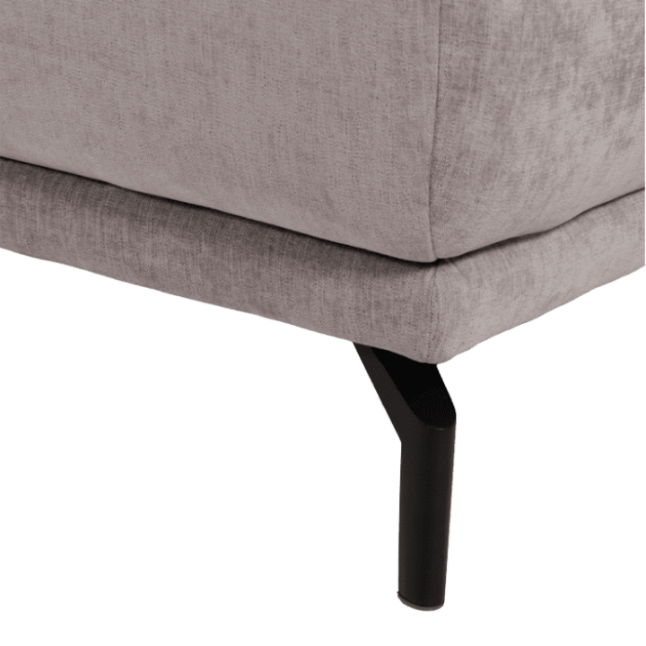Salon d'angle droit Murcia gris
