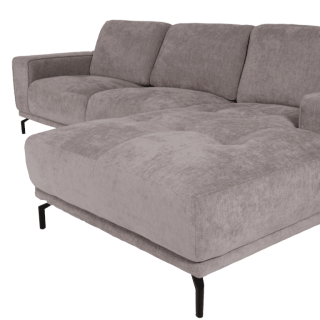 Salon d'angle droit Murcia gris