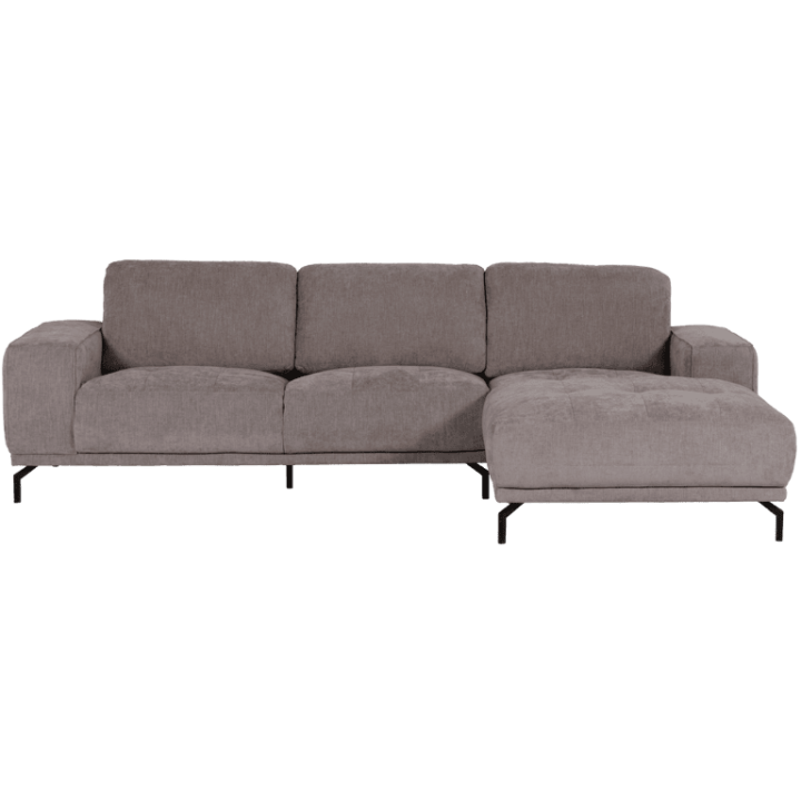 Salon d'angle droit Murcia gris