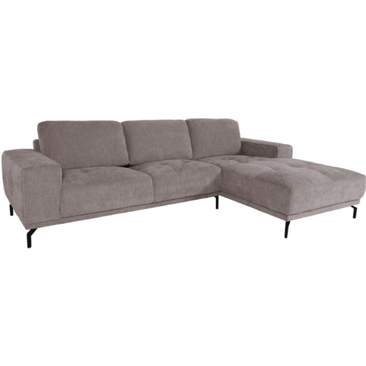 Salon d'angle droit Murcia gris