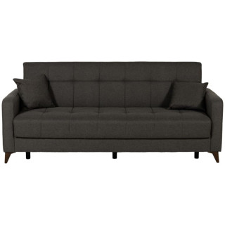 Canapé convertible gris Lamina Sofa tissu gris