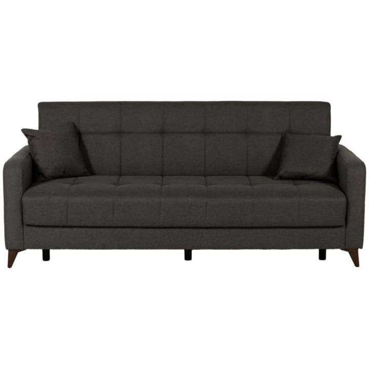 Canapé convertible gris Lamina Sofa tissu gris