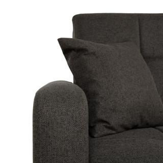 Canapé convertible gris Lamina Sofa tissu gris