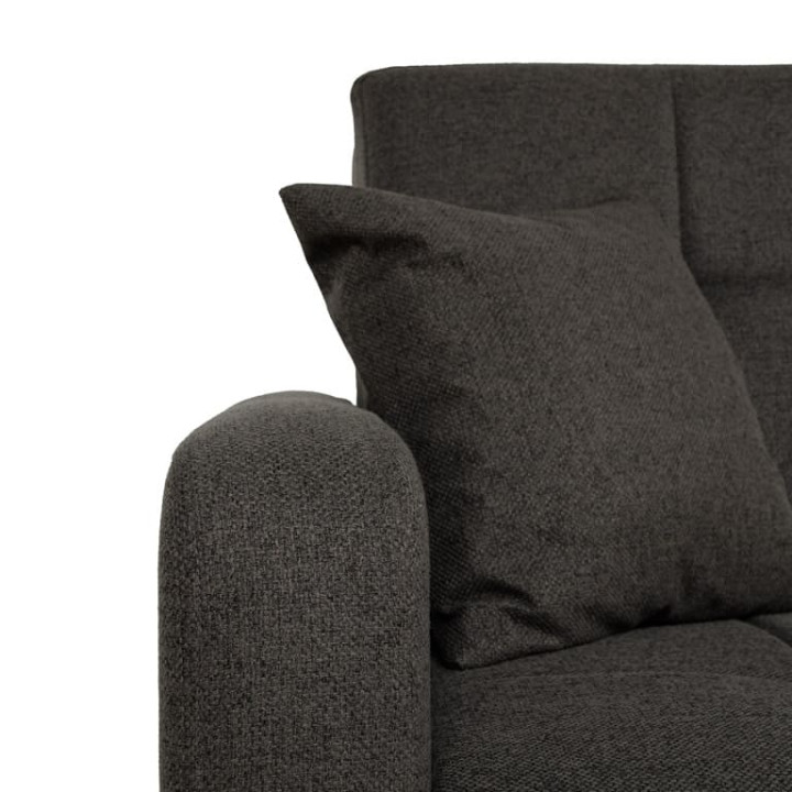 Canapé convertible gris Lamina Sofa tissu gris