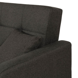 Canapé convertible gris Lamina Sofa tissu gris