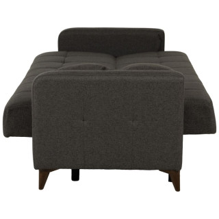 Canapé convertible gris Lamina Sofa tissu gris