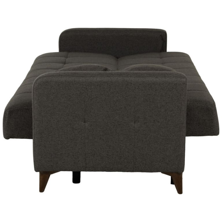 Canapé convertible gris Lamina Sofa tissu gris