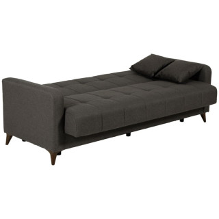 Canapé convertible gris Lamina Sofa tissu gris