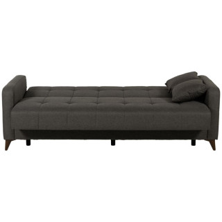 Canapé convertible gris Lamina Sofa tissu gris