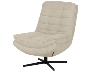 Fauteuil Yvone tissu beige