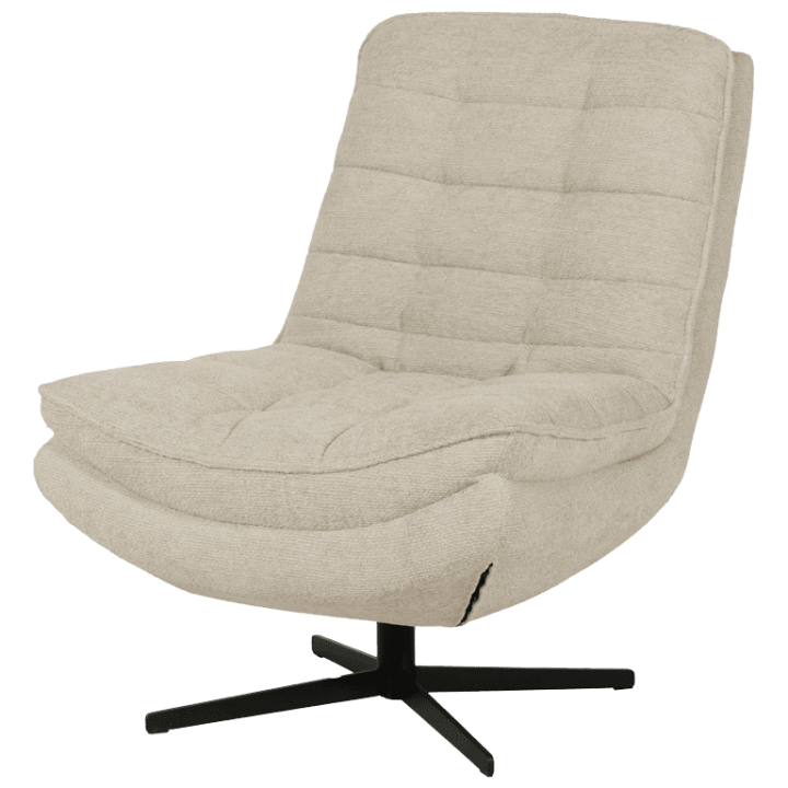 Fauteuil Yvone tissu beige