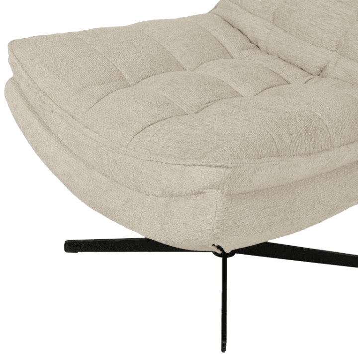 Fauteuil Yvone tissu beige