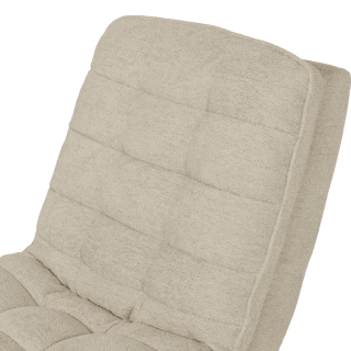 Fauteuil Yvone tissu beige