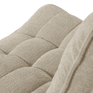Fauteuil Yvone tissu beige