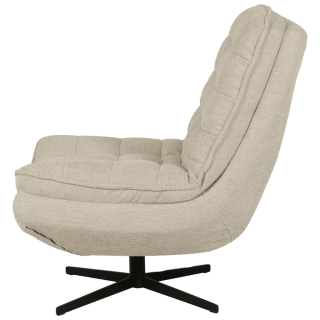 Fauteuil Yvone tissu beige