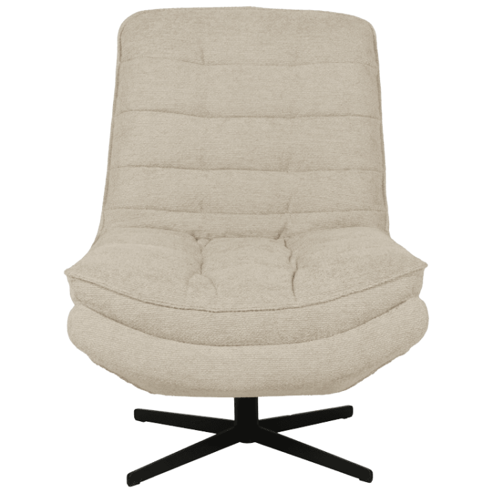 Fauteuil Yvone tissu beige