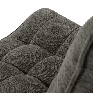Fauteuil Pivotant Yvone gris foncé