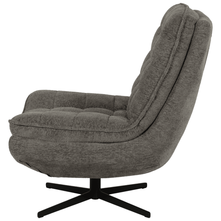 Fauteuil Pivotant Yvone gris foncé