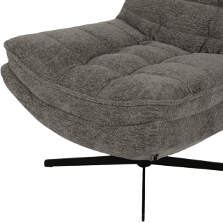 Fauteuil Pivotant Yvone gris foncé