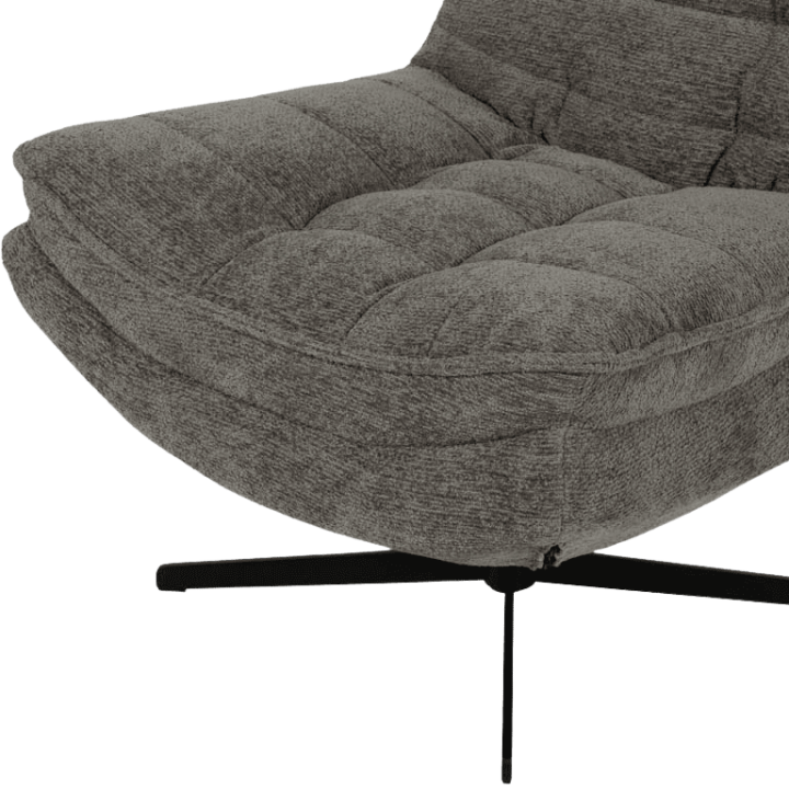 Fauteuil Pivotant Yvone gris foncé