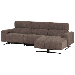 Salon d'angle droit Willow gris anthracite