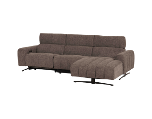 Salon d'angle droit Willow gris anthracite