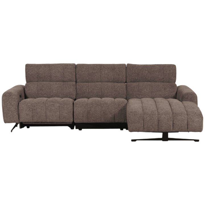 Salon d'angle droit Willow gris anthracite