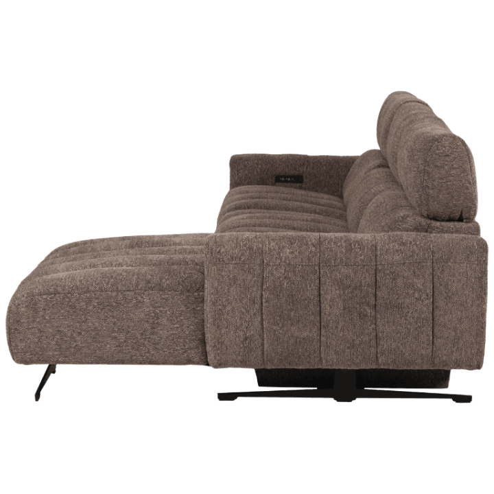 Salon d'angle droit Willow gris anthracite