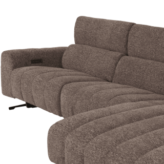 Salon d'angle droit Willow gris anthracite