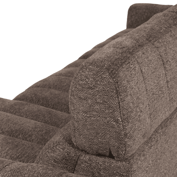 Salon d'angle droit Willow gris anthracite