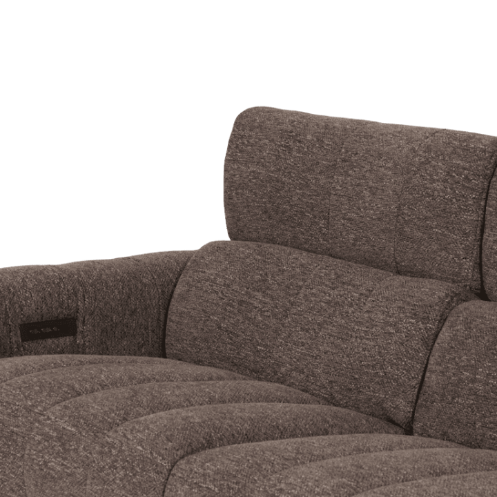 Salon d'angle droit Willow gris anthracite