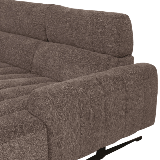 Salon d'angle droit Willow gris anthracite