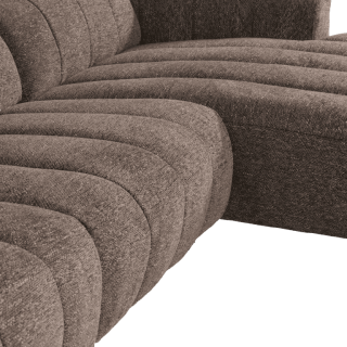 Salon d'angle droit Willow gris anthracite