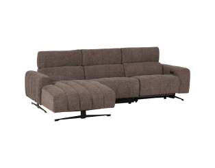 Salon d'angle gauche Willow gris foncé