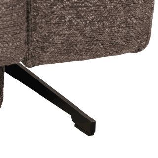 Salon d'angle gauche Willow gris foncé
