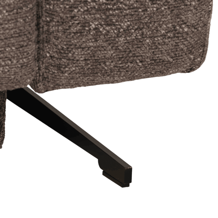Salon d'angle gauche Willow gris foncé