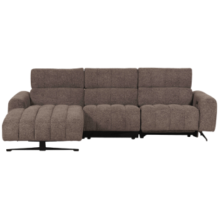 Salon d'angle gauche Willow gris foncé