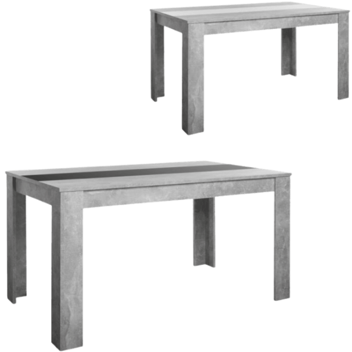 Table rectangulaire Niklas béton