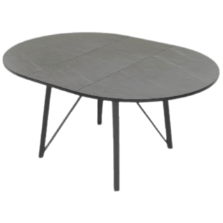 Table ronde avec allonge Wacko 120D EP79 HP06