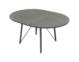 Table ronde avec allonge Wacko 120D EP79 HP06