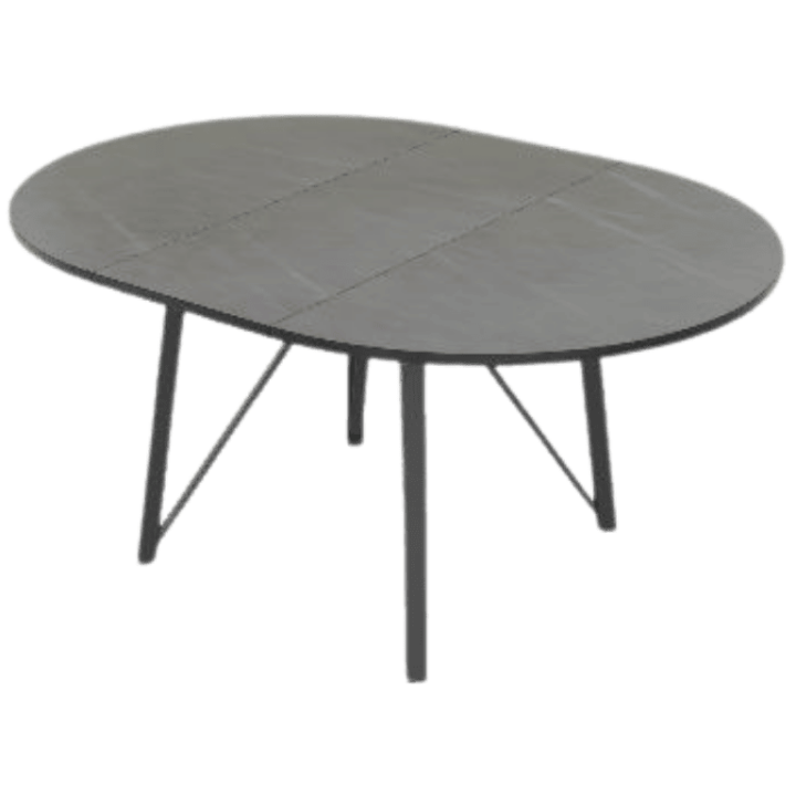 Table ronde avec allonge Wacko 120D EP79 HP06