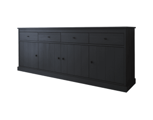 Dressoir Valencia chêne noir