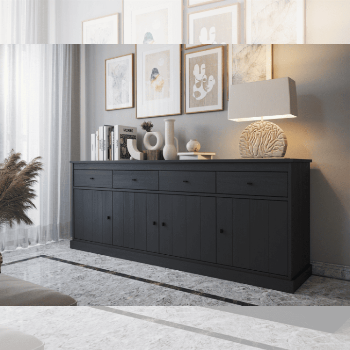 Dressoir Valencia chêne noir