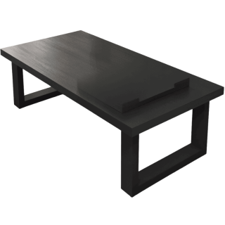 Table de salon Valencia chêne noir