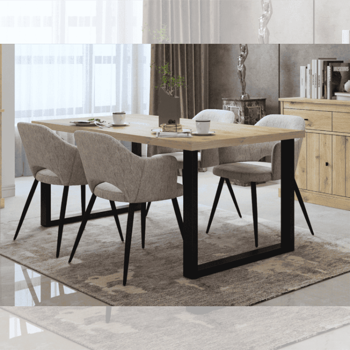Valencia - Table 180cm chêne clair